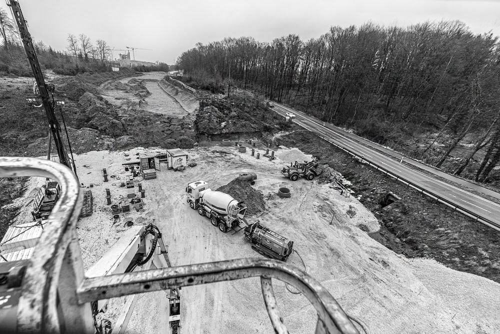 Verkehrswegebau - Umfahrung bei Günzburg